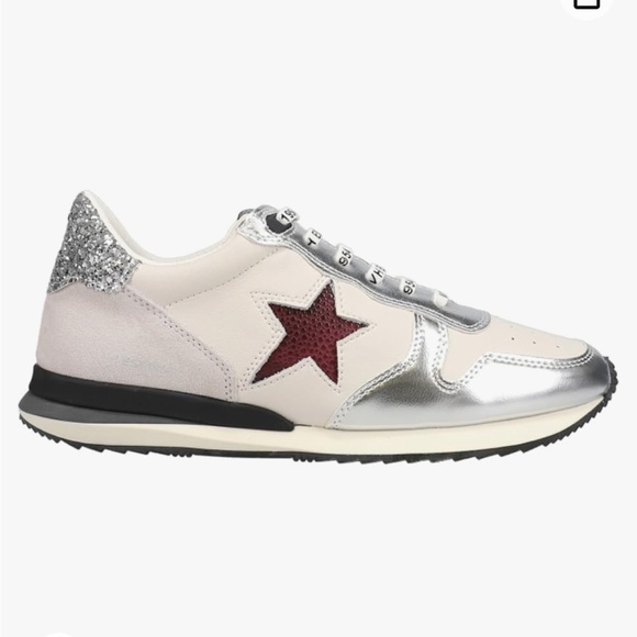 Vintage Havana Shoes - Like new Vintage Havana sneaker 8.5 woman’s shoes with burgundy star lace up